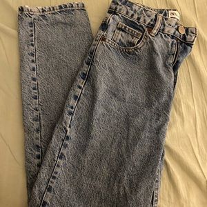 ZARA BLUE MOM JEANS SZ 0